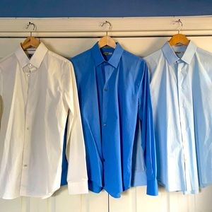 Express dress shirts 3 pack bundle